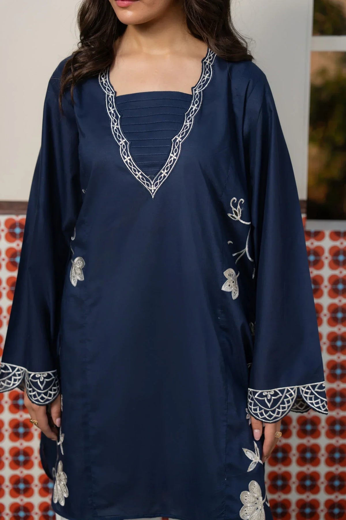 1 Piece Embroidered Lawn Shirt