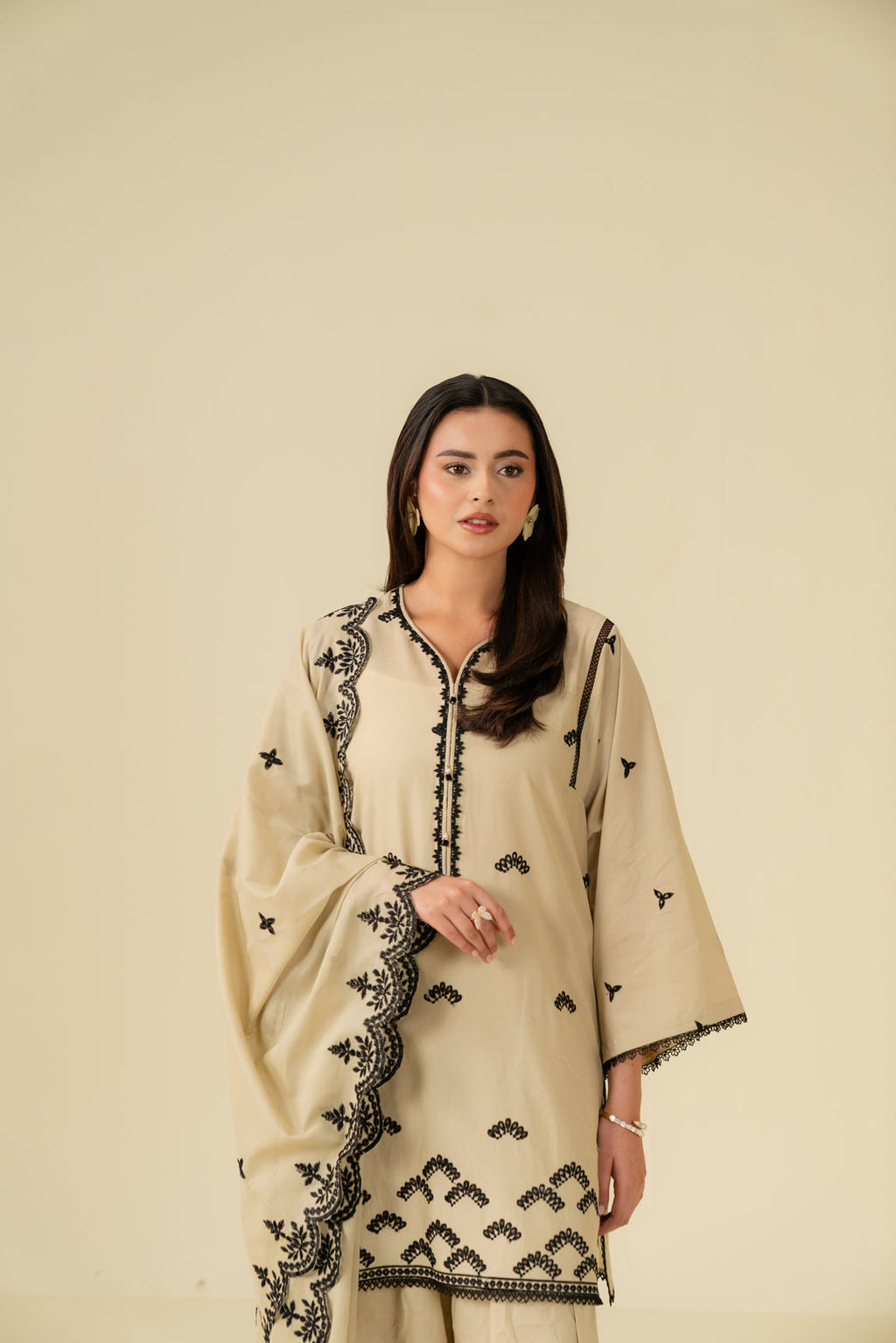 3 Piece Embroidered Lawn Suit