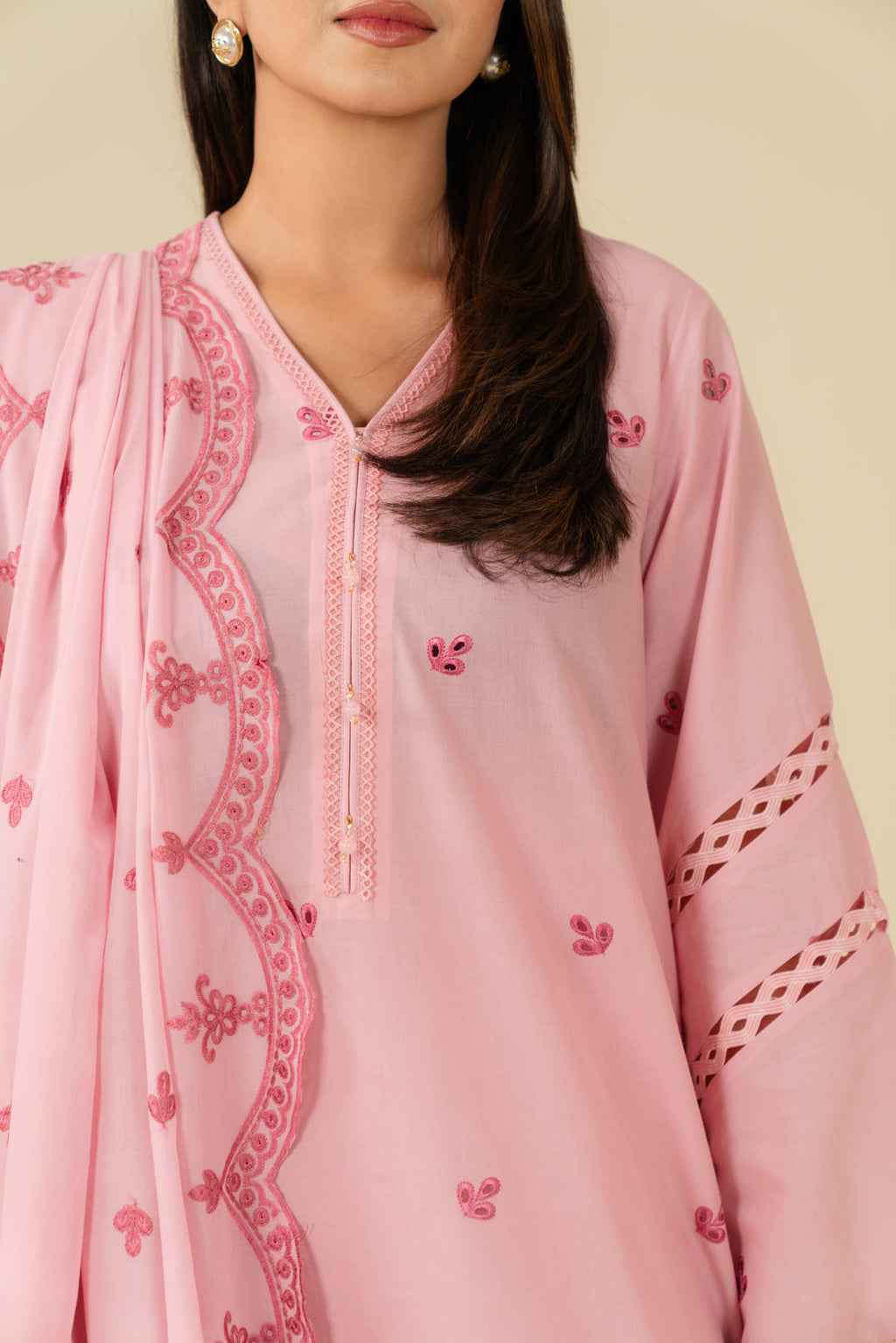 3 Piece Embroidered Lawn Suit
