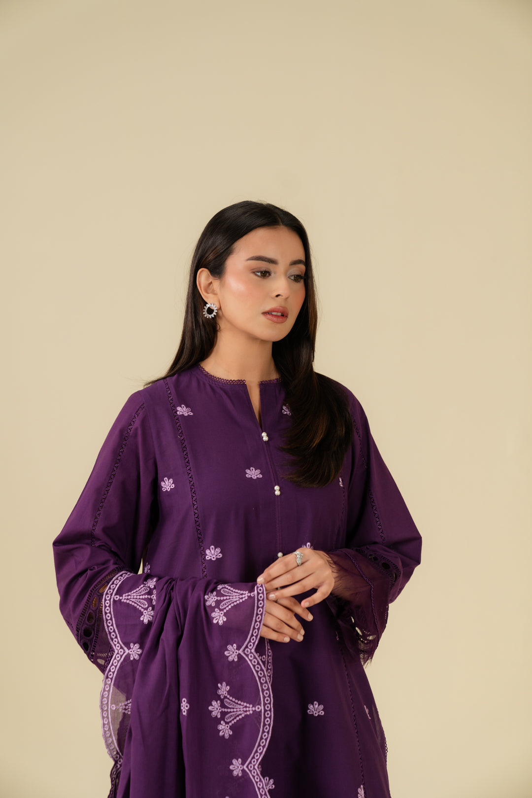 3 Piece Embroidered Lawn Suit