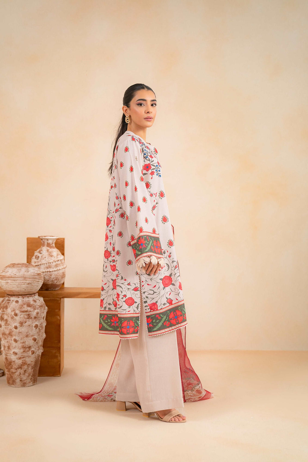 1 Piece Dyed Karandi Trouser