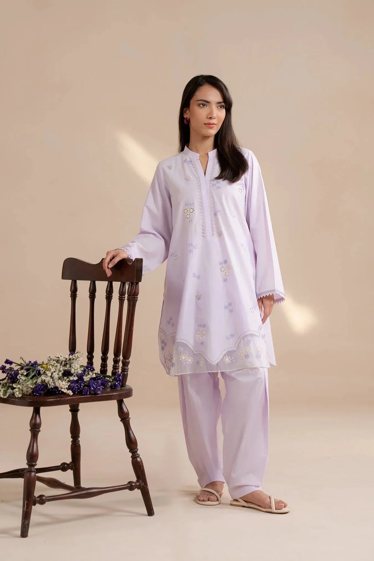 1 Piece Embroidered Lawn Shirt