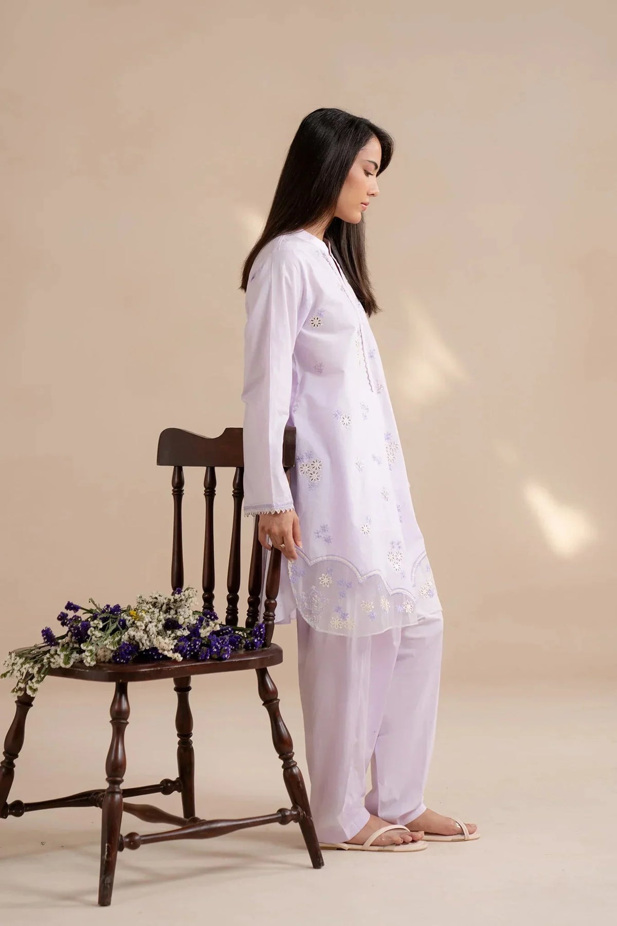 1 Piece Embroidered Lawn Shirt
