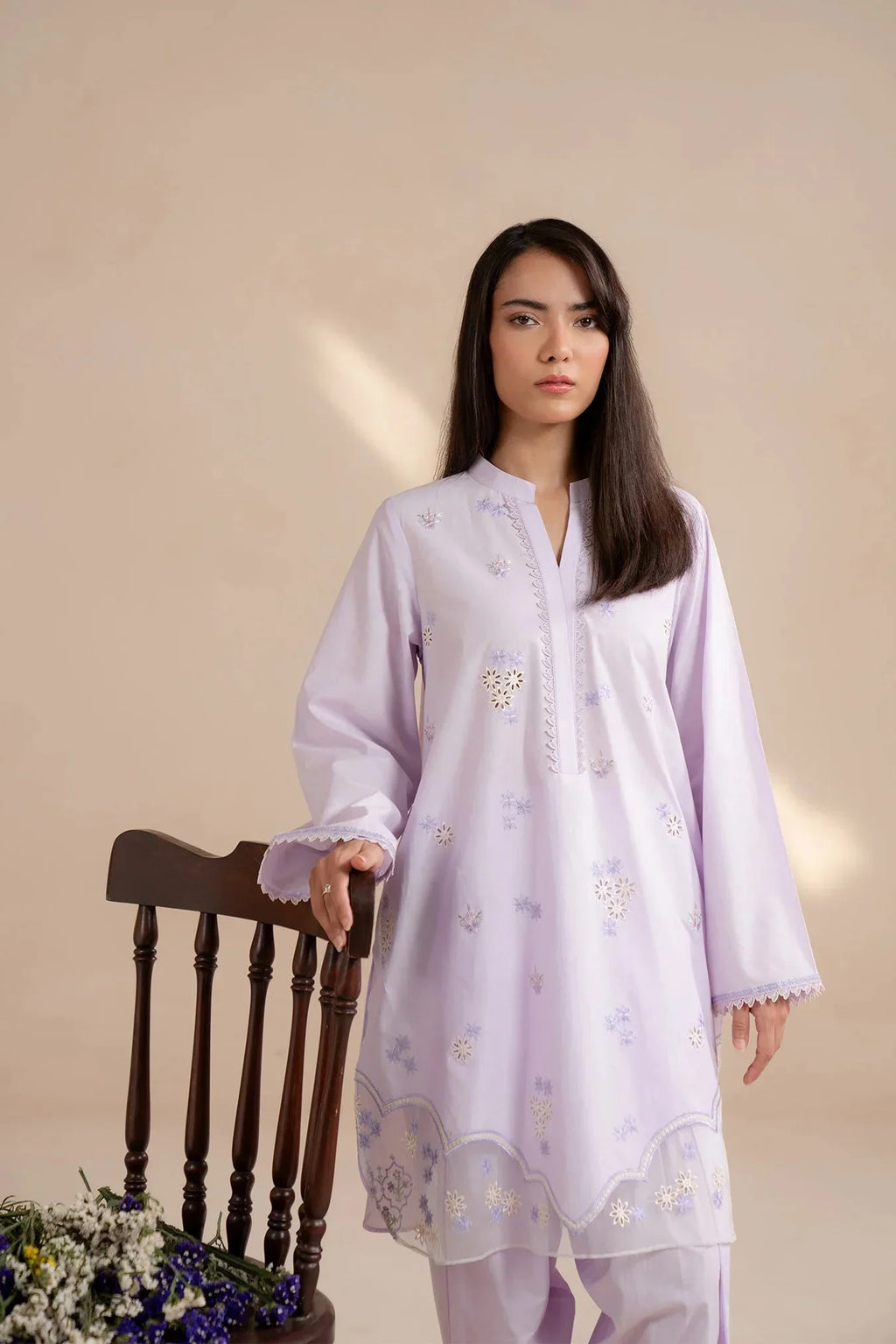 1 Piece Embroidered Lawn Shirt