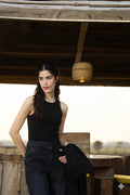 Single Jersey Black Camisole