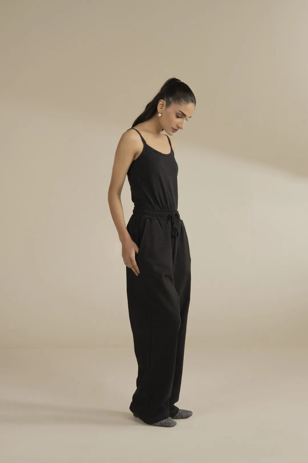 Black Knitted Camisole