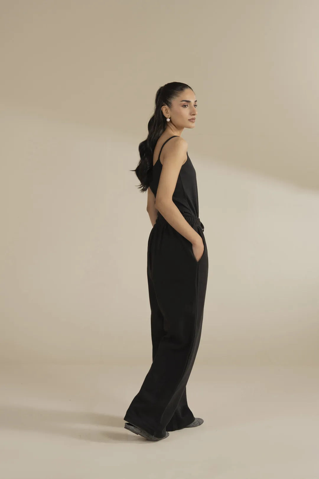 Black Knitted Camisole