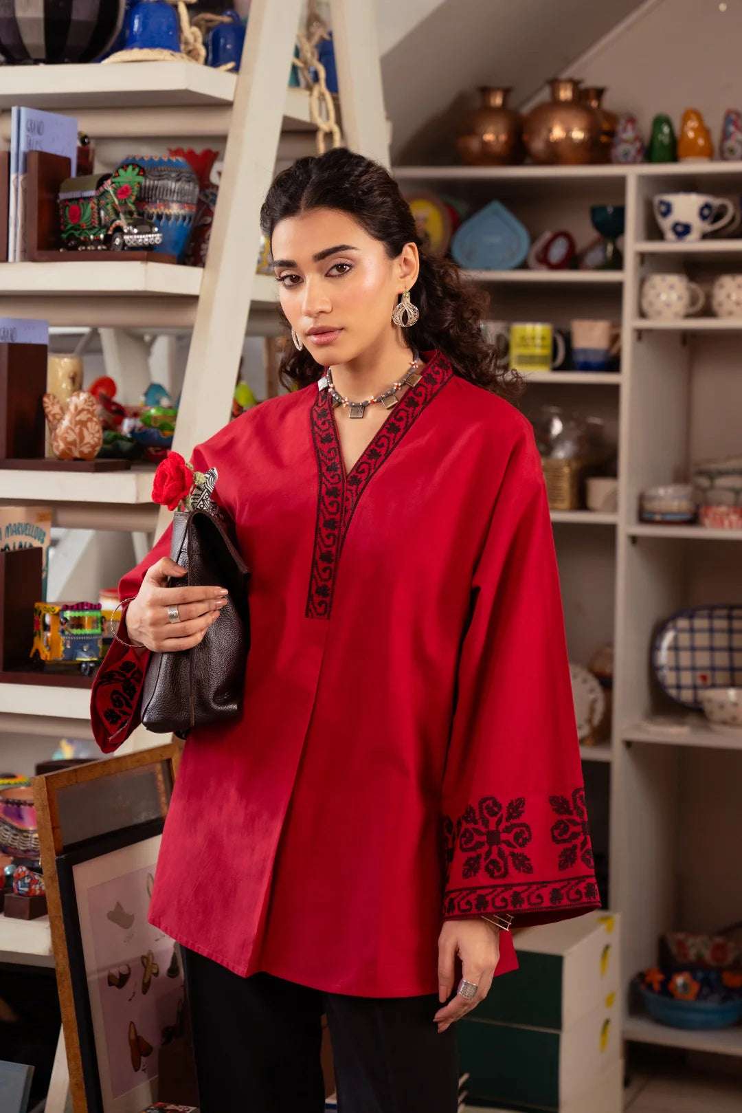 1 Piece Embroidered Lawn Shirt