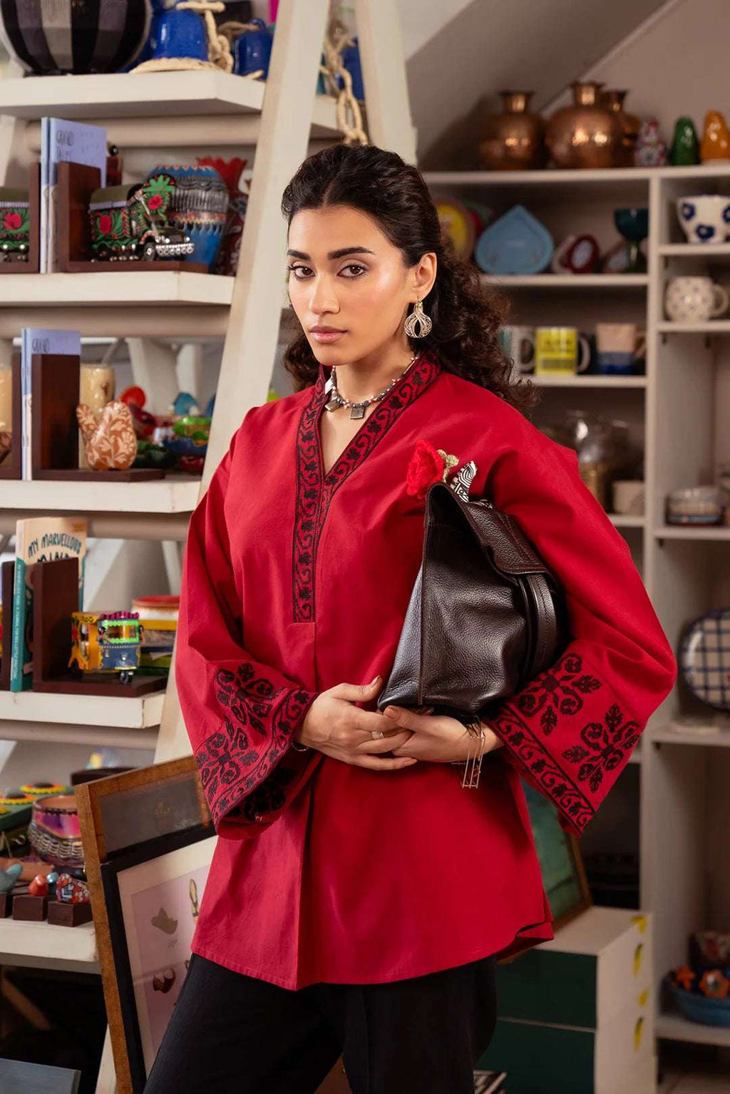 1 Piece Embroidered Lawn Shirt